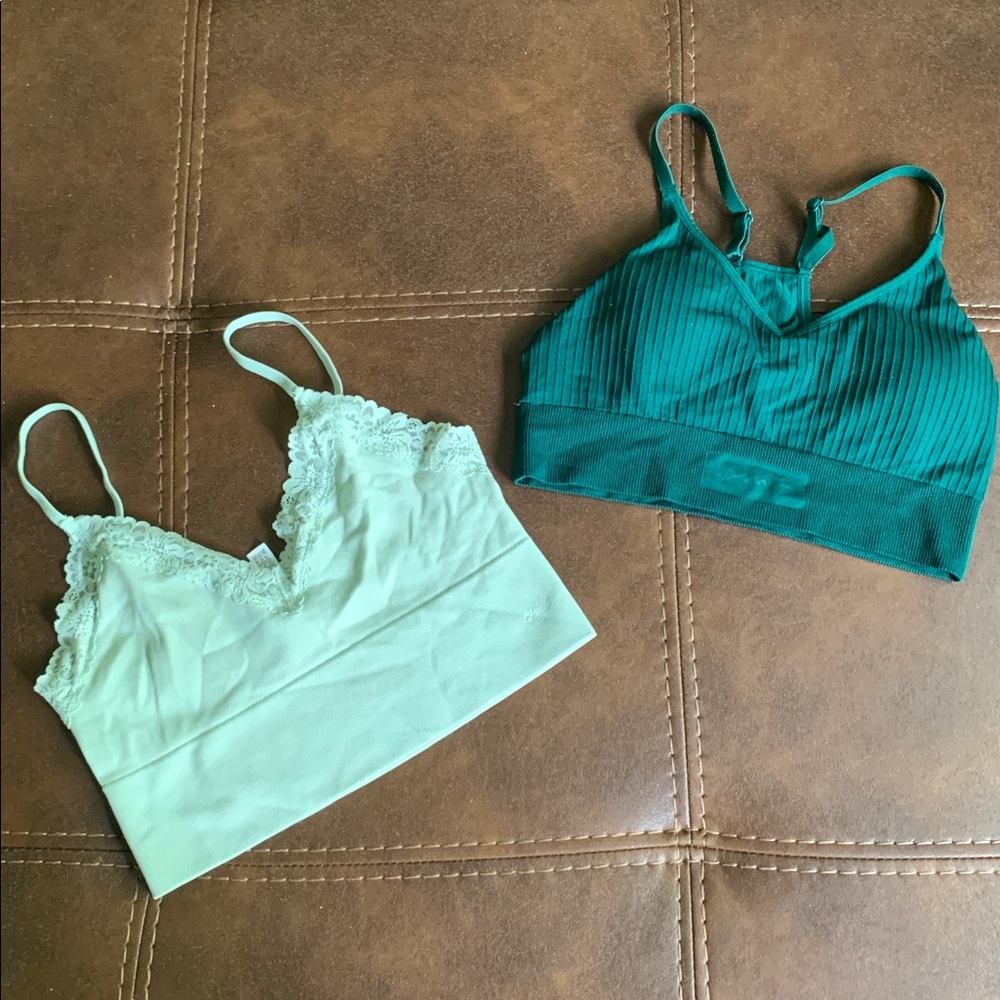 Green Bralette Set
